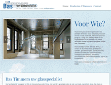Tablet Screenshot of glasvanbas.nl